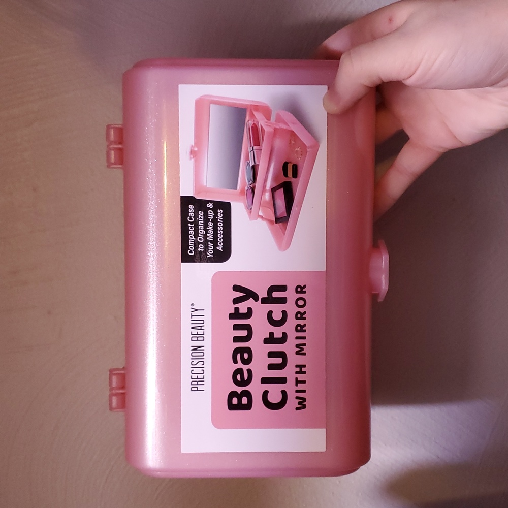 Precision Beauty clutch with mirror brand new not used